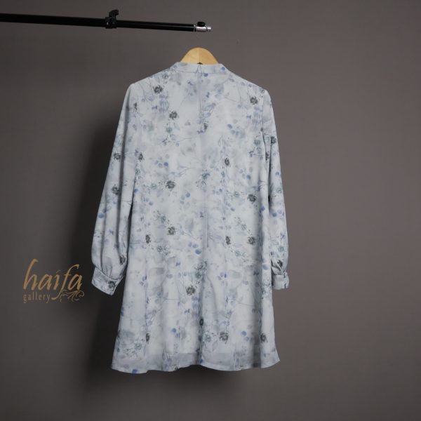 a Setelan Sifon Print Floral Biru - Image 4