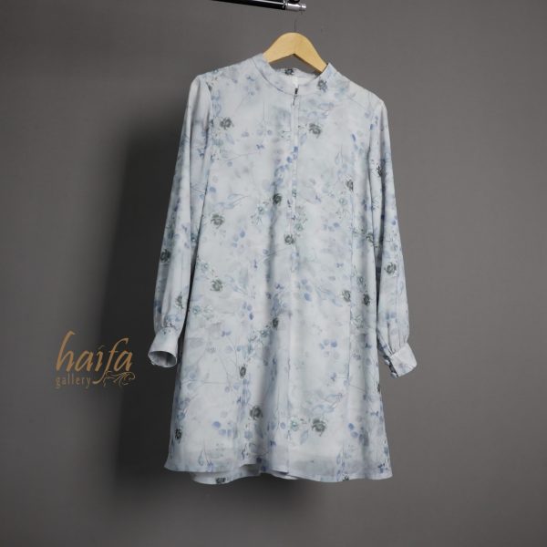 a Setelan Sifon Print Floral Biru - Image 3