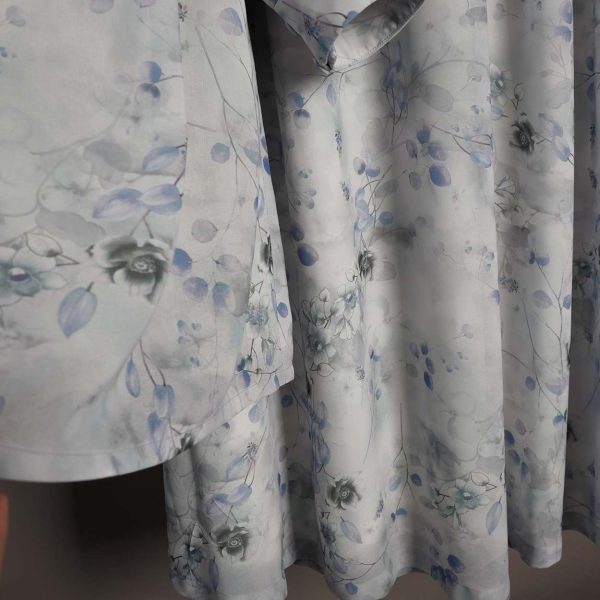 a Setelan Sifon Print Floral Biru - Image 2